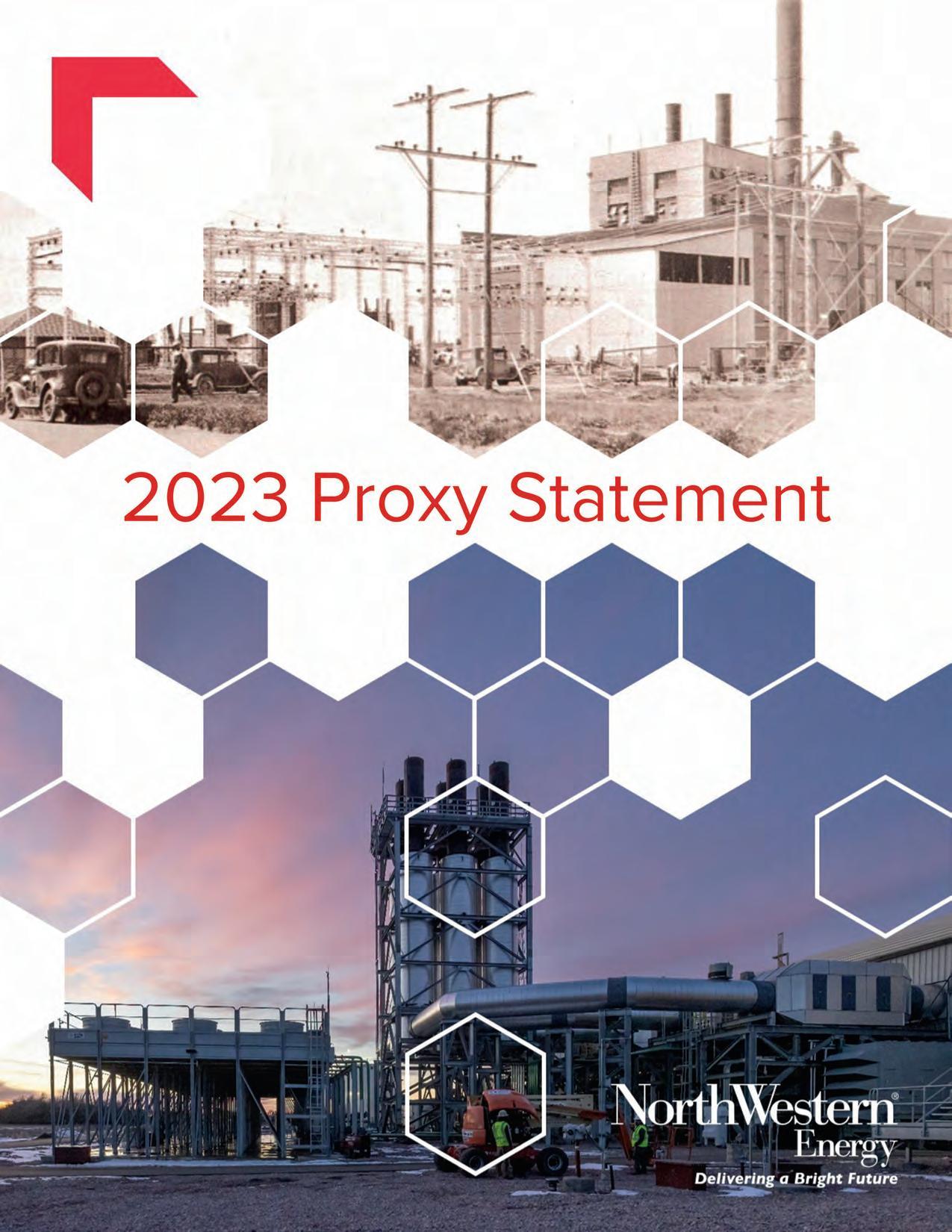 2023 Proxy Statement by NorthWesternEnergy - Issuu