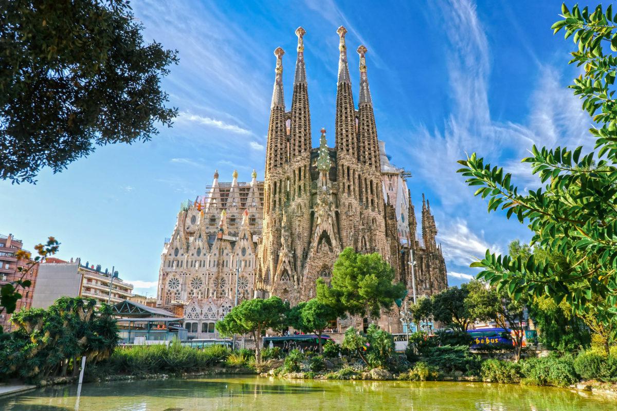 La Sagrada Familia, the stunning basilica in the heart of Barcelona, is one of the most important landmarks of the city, Spain, despite its pending completion - © Luciano Mortula / Shutterstock